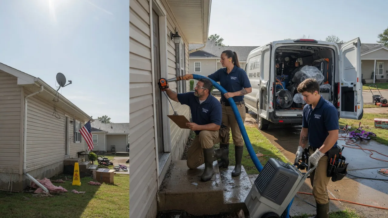 Ceiling Water Damage Restoration in Clubb, MO near me